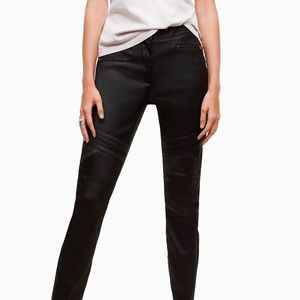 LIKE NEW Aritzia Talula Black Moto Pants (0)